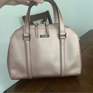 Rose Gold Kate Spade Handbag